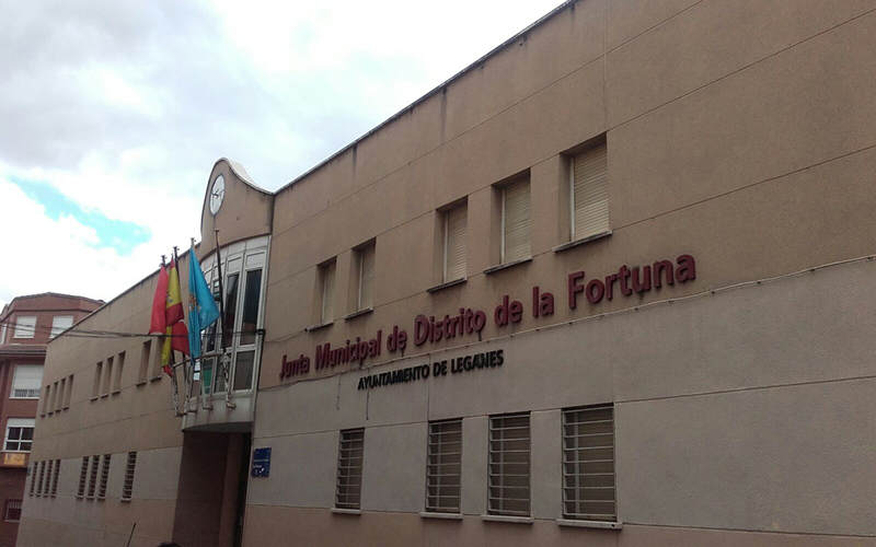 Junta de Distrito de La Fortuna, lugar donde se lelva a cabo "A Escena La Fortuna". Autor: Cristina Barco Martín