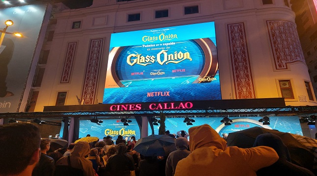 Preestreno de 'Glass Onion' en Cines Callao. (Fuente: Paula Pérez)
