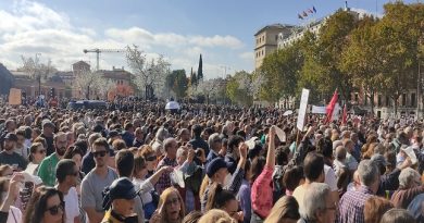 Manifestación en Madrid contra Ayuso