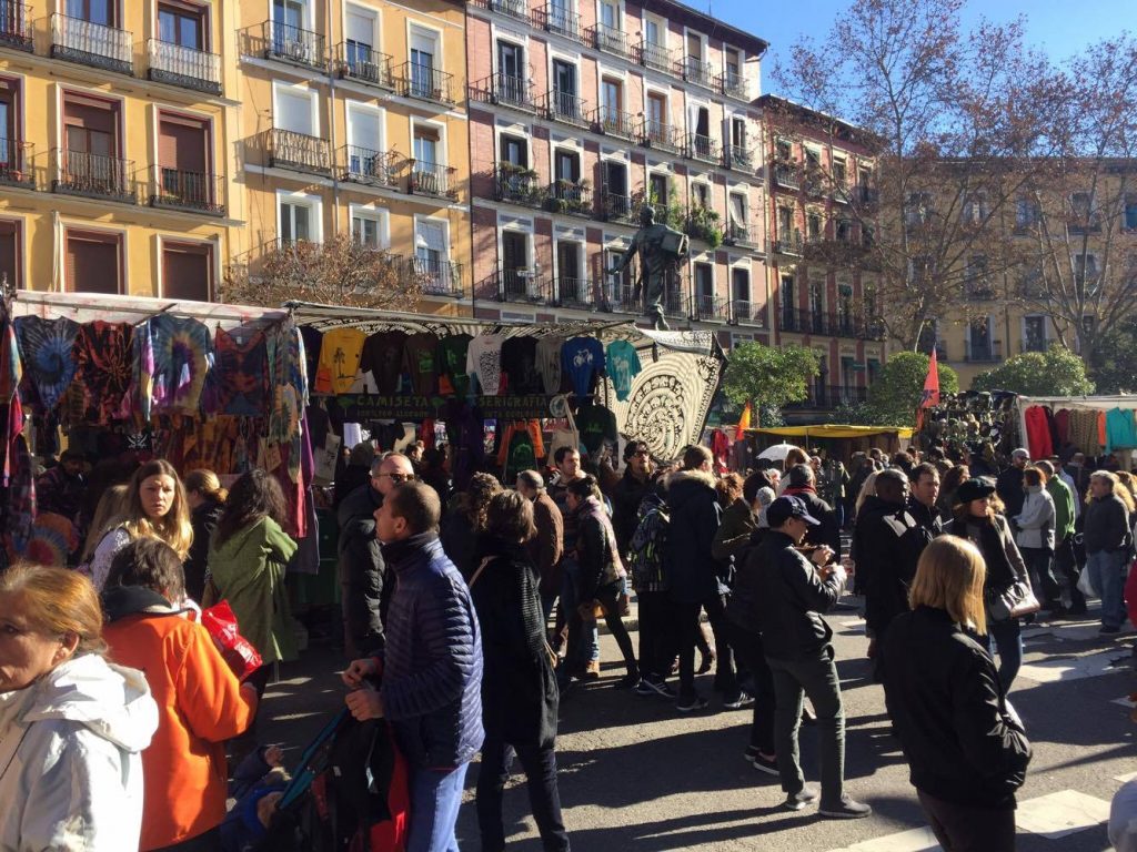 El Rastro, en Madrid. Créditos: Sandra Lanza